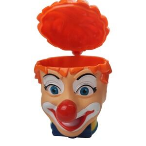 Vintage 2001 Ringling Bros Barnum & Bailey Circus Lou Jacobs Clown Mug Flip Top